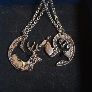 Deer necklace
